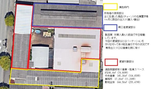 白浜町貸倉庫の間取り