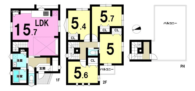 新築戸建の間取り