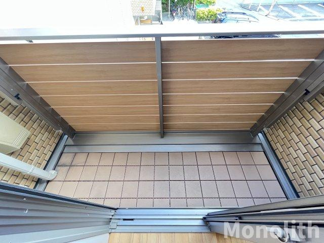 フィカーサ東岸和田A棟のバルコニー