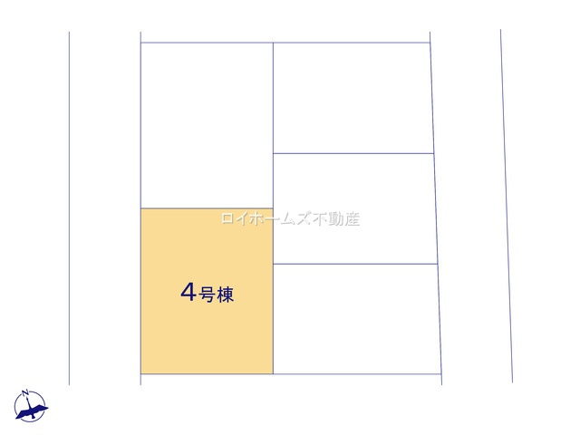 【区画図】 | 名古屋市中川区万場１丁目1603『仲介料無料』新築戸建て | 4号棟