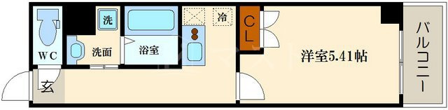 みおつくし江戸堀の間取り