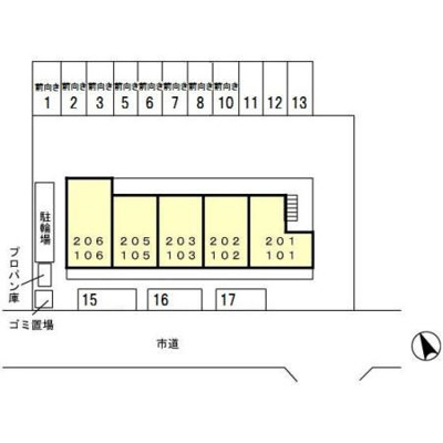 【区画図】 | フェリスタ宮沢(フェリスタミヤザワ)