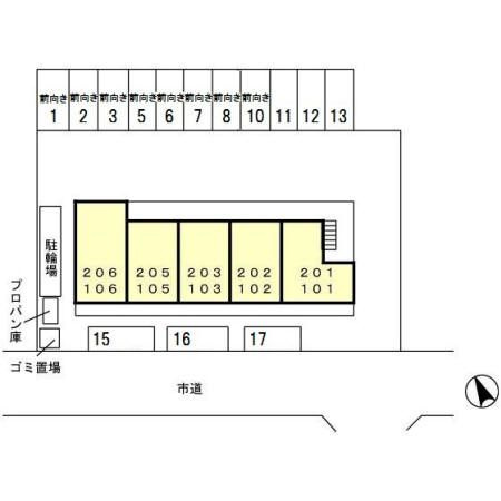 【区画図】 | フェリスタ宮沢(フェリスタミヤザワ)