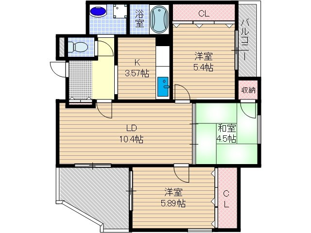 【間取り】 | ツイン88N棟
