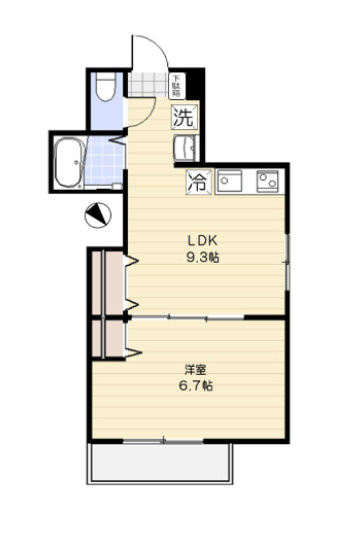 【間取り】 | エクセラン松戸Ⅲ