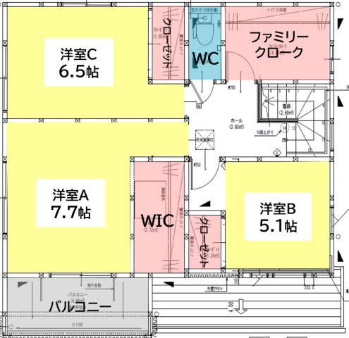 八幡西区穴生1丁目1期の間取り