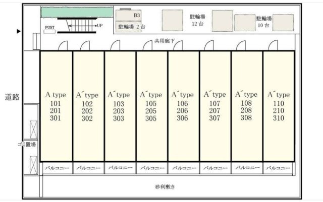 リブリ・プレジャーの区画図