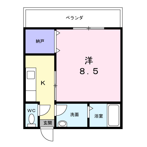 ルートワン矢作の間取り