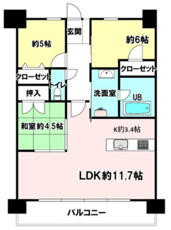 【間取り】 | ブランシエラ熊本中央