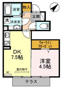 ジュネスＳハイムⅡの間取り