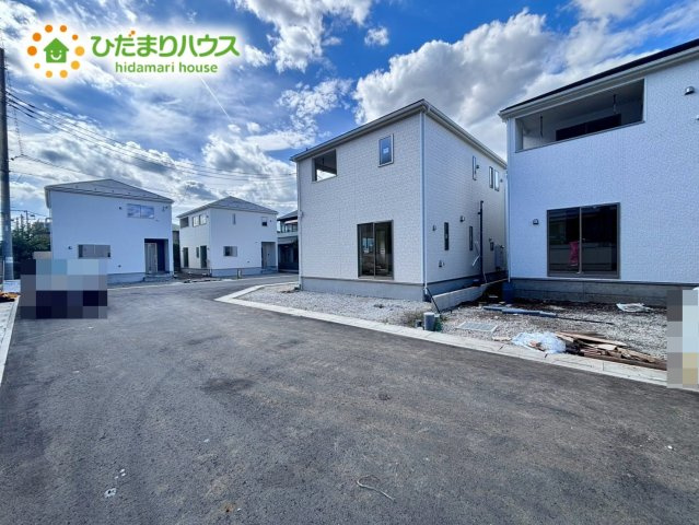 北本市二ツ家第1　新築戸建　クレイドル05の前面道路含む現地写真|9/14　撮影