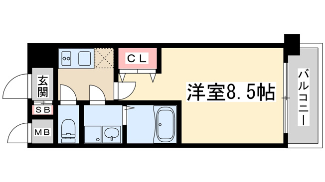 【間取り】 | アーバンフラッツ新大阪2