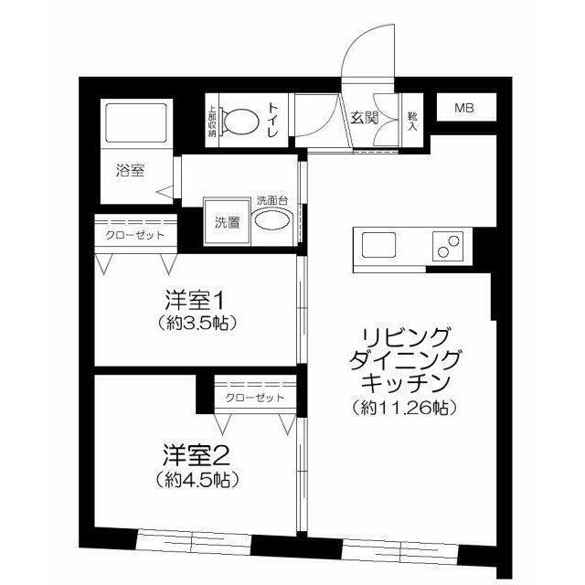 ＣＥＮＴＲＡＬ　ＧＡＲＤＥＮ　ＲＥＳＩＤＥＮＣＥ　ＴＯＫＹＯの間取り