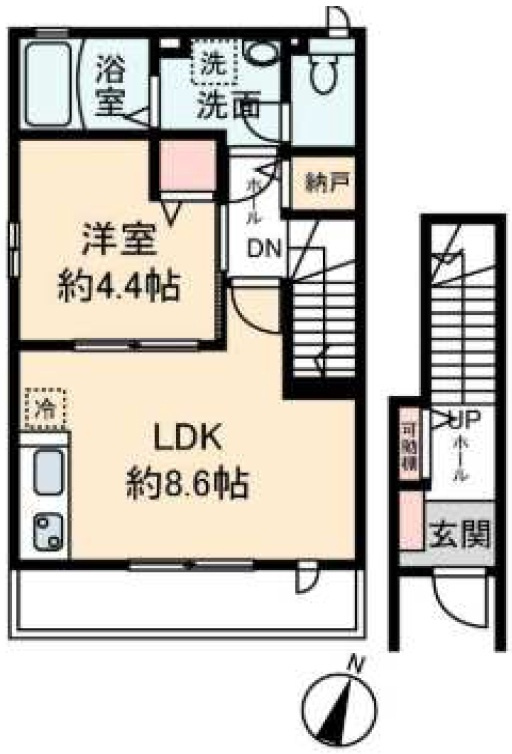 アルエット東藤沢の間取り
