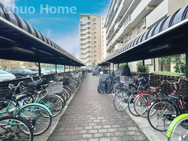 小松川グリーンハイツ1号棟の駐輪場|駐輪場