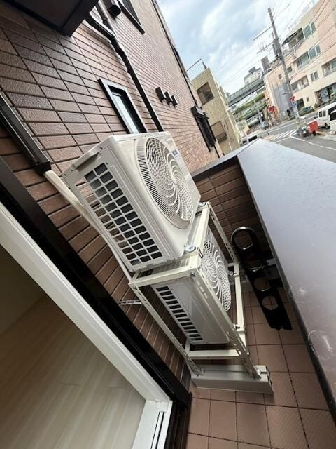 ハピネス　ミノリのバルコニー