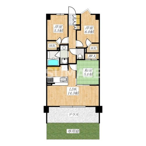 サンクレイドル浮間舟渡の間取り|３LDKのお部屋です！