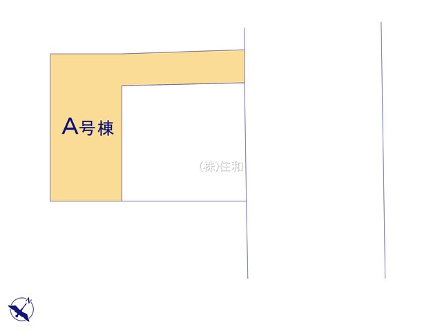 【新築分譲住宅】志木市柏町の区画図