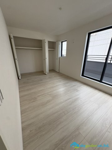 藤沢市長後3期　新築戸建　全3棟3号棟の寝室