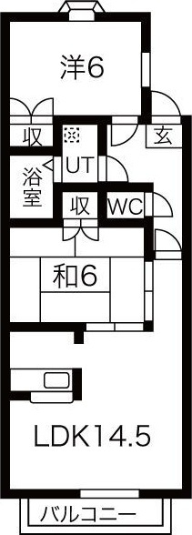 パームタウン今池　　刈谷市近郊の賃貸ならクラスホーム刈谷店の間取り