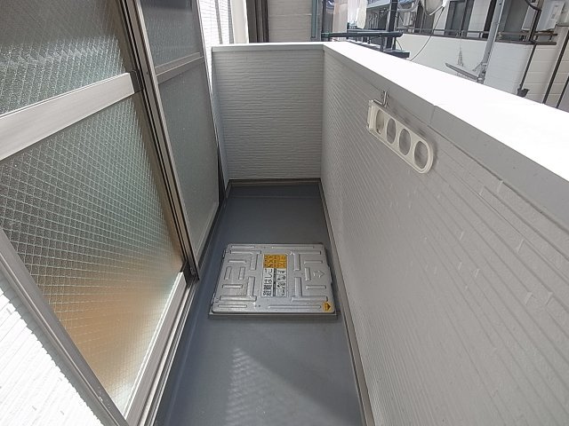 テスラ長田のバルコニー|日当たりの良いバルコニー