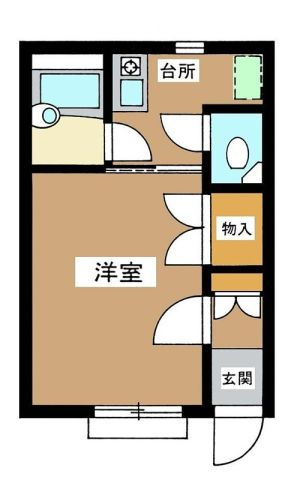 サンピュア祐天寺 の間取り|間取りです。