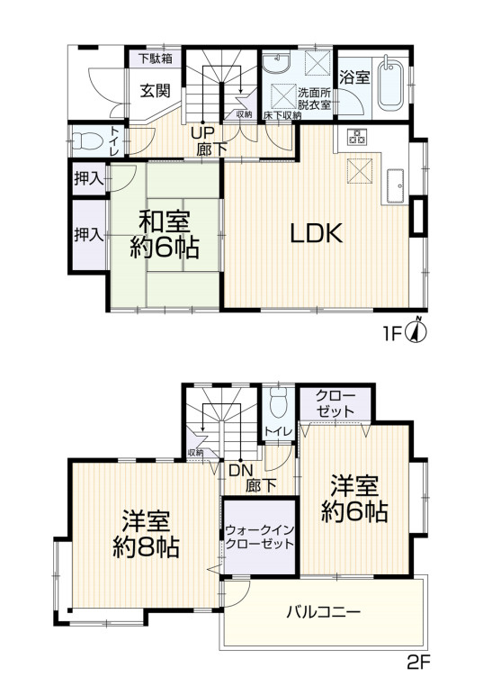 さいたま市西区内野本郷　中古戸建の間取り|さいたま市西区内野本郷　中古戸建・3LDK・土地面積100.18m2・建物面積83.63m2