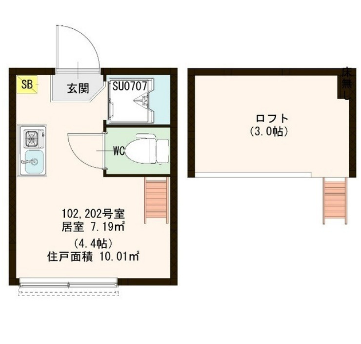 レジデンス中野本町の間取り
