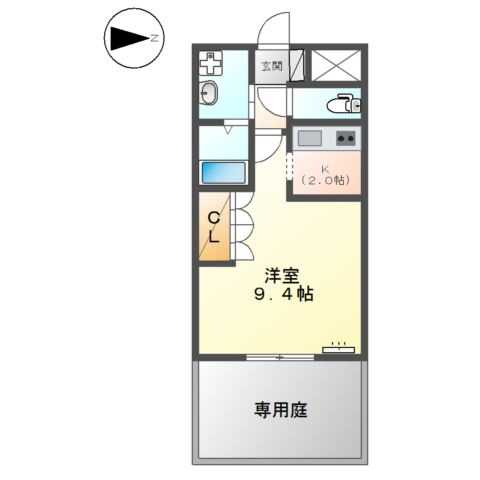 ブランティールの間取り