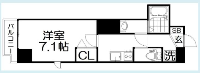 L-IDEA MINAMIHORIEの間取り