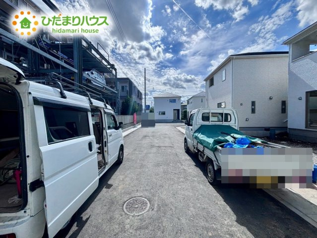 北本市二ツ家第1　新築戸建　クレイドル07の前面道路含む現地写真|9/14　撮影