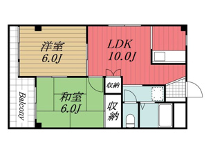 【間取り】 | ディアコート東金
