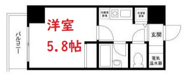 【間取り】 | アーバンリンク蒲田 | お部屋の間取り図です。