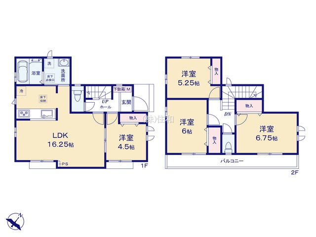 【新築分譲住宅】志木市柏町の間取り