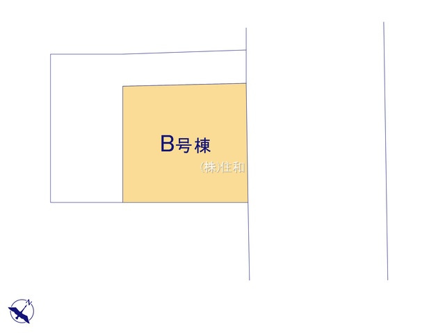 【新築分譲住宅】志木市柏町の区画図