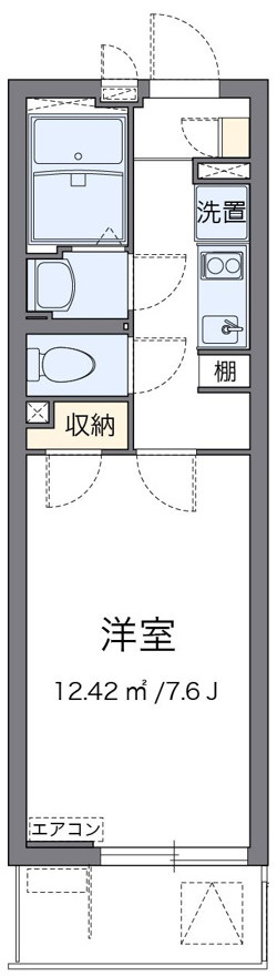 クレイノソラーレ平塚の間取り