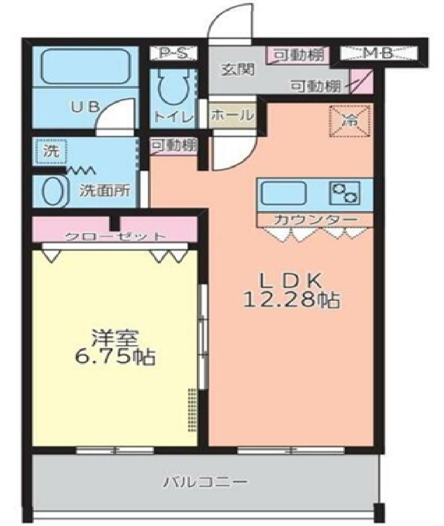 モンベールの間取り