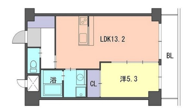 レジデンス住吉の間取り|使いやすい間取りです。