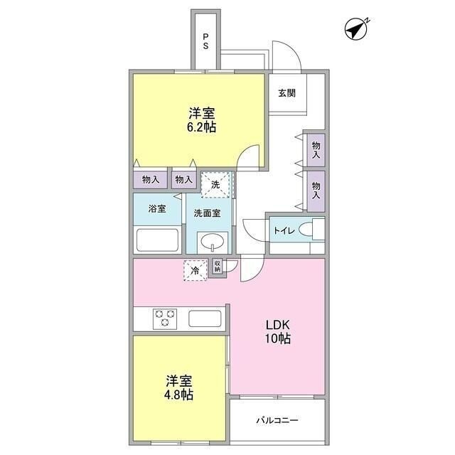 メジロテークの間取り
