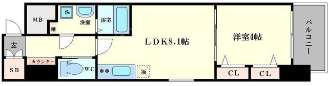 LC難波南の間取り
