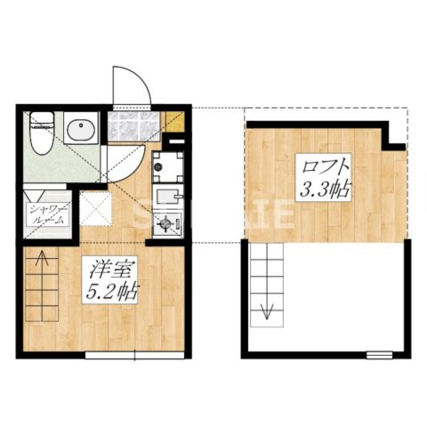 ハーモニーテラス浮間Ⅴの間取り|間取りです。