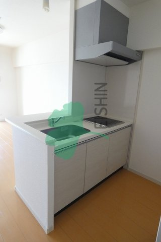 キルンズ博多駅南のキッチン|シンプルな清潔感のあるキッチンです！