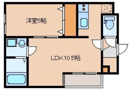 Ameri HAKATA(アメリハカタ)の間取り|使いやすい間取りです。