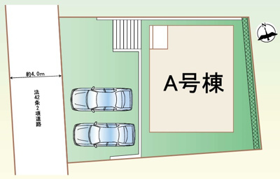 【区画図】 | 藤沢市亀井野 新築戸建  全1棟