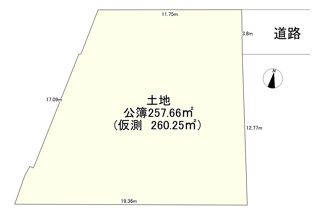 【土地図】 | 大津市弥生町5-11　売土地