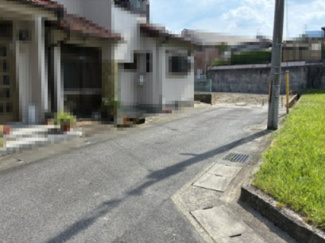 【前面道路含む現地写真】 | 大津市弥生町5-11　売土地