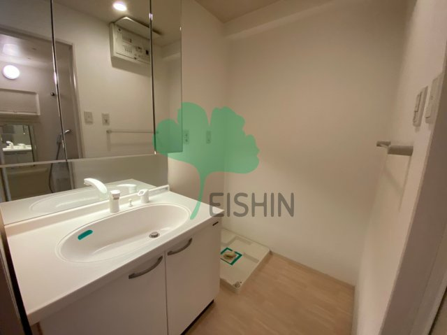 レジデンス住吉の洗面所|シンプルで使いやすい洗面台です！