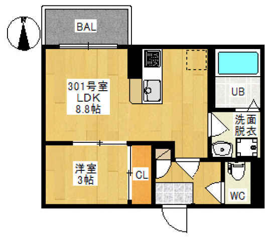【間取り】 | REGALEST 門田屋敷 Ⅱ