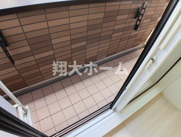 ハピネス　ミノリのバルコニー