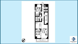 【間取り】 | アーチレジデンス川名駅前